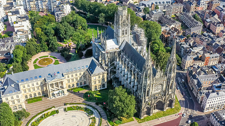 Histoire du monument Abbatiale Saint-Ouen de Rouen